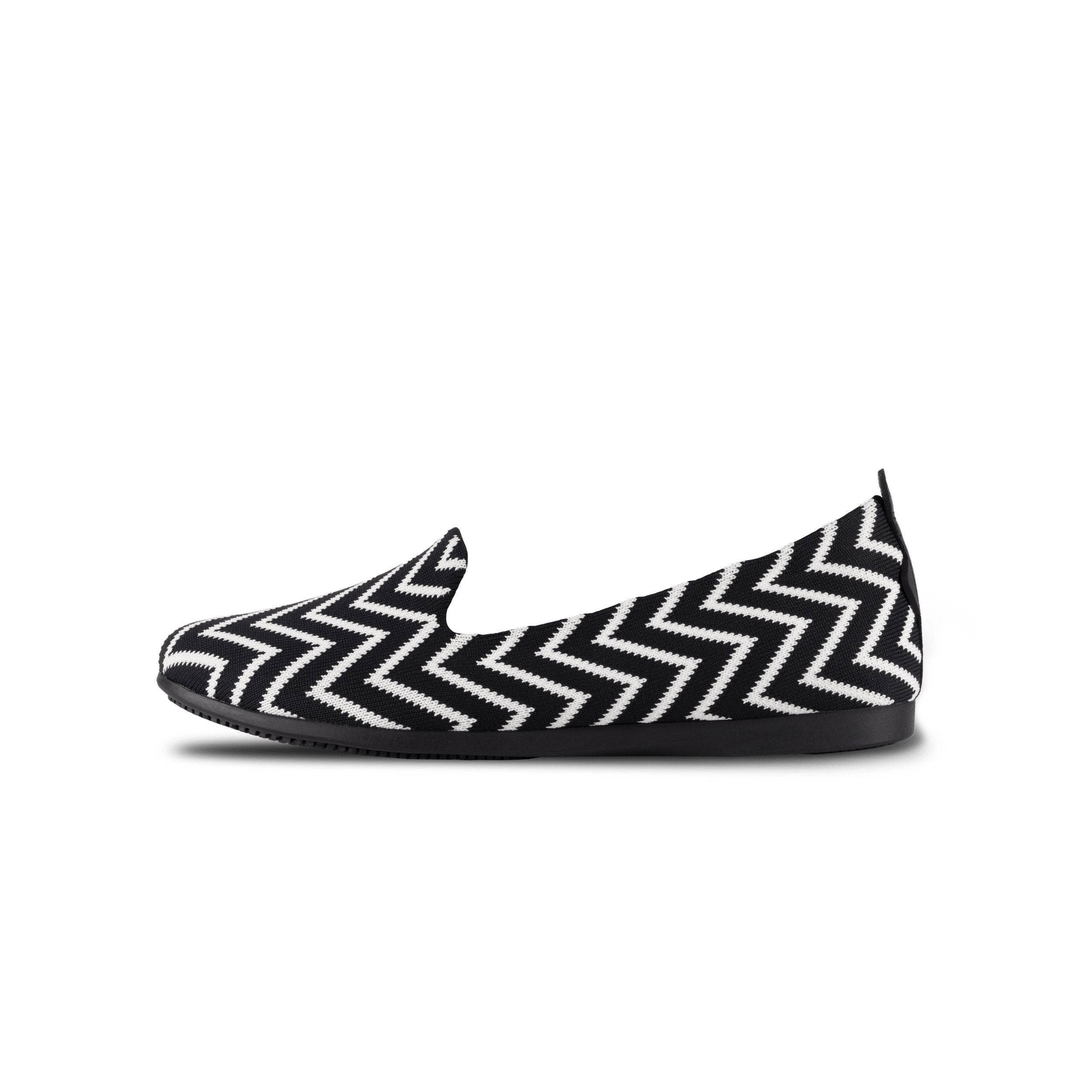 Women's Market Flat - Black/Light Dune Chevron - Image 8